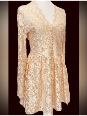 ASOS Lace Long sleeve dress